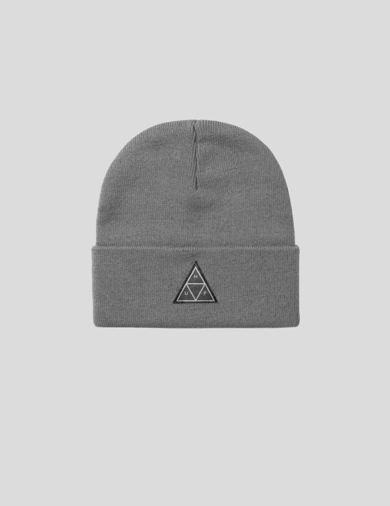 Gorro HUF triangle beanie grey heather